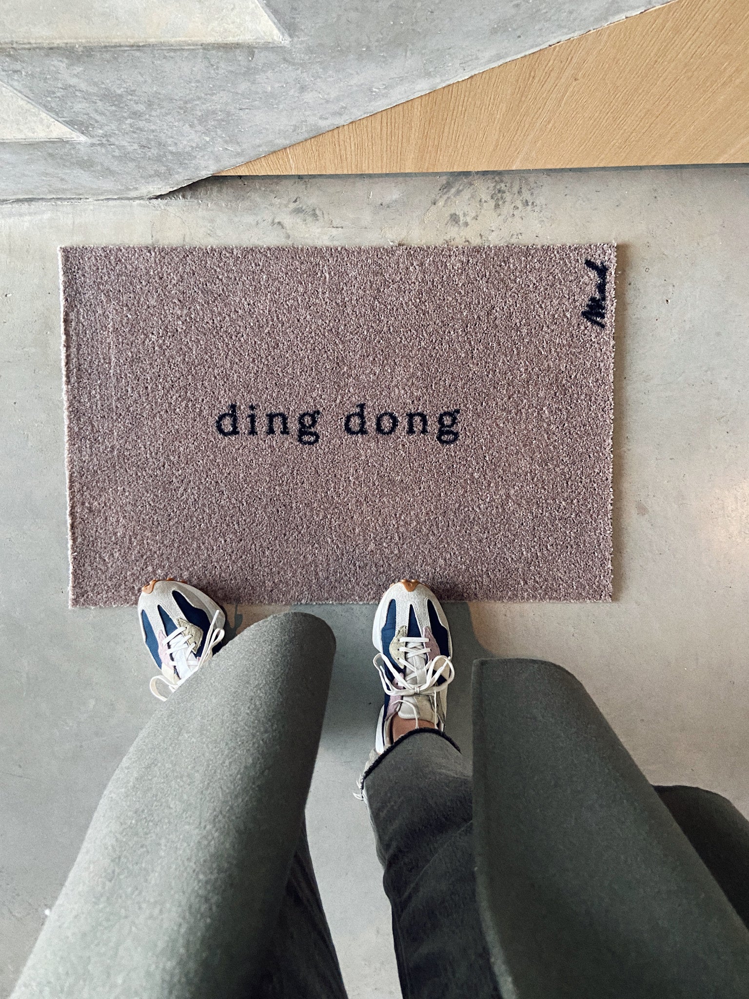 Mat 'Anna'  - Ding dong - scraper 50 x 75 cm