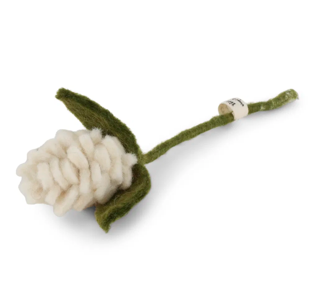 Artichoke Flower - White