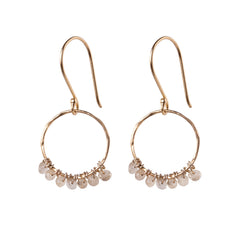 Oorhangers - Compassion Citrine - gold plated