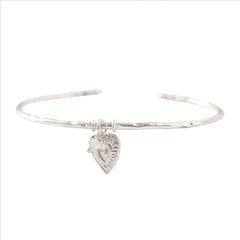 Armband -Memory Rose Quartz -silver plated