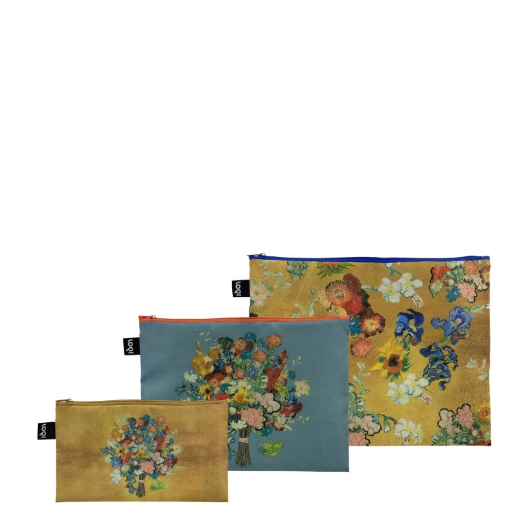 Zip Pockets M.C. -  Flower Pattern
