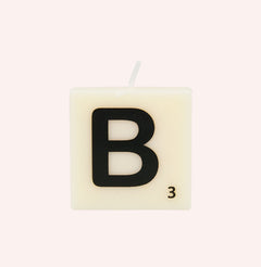 Letter kaarsen - B