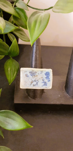 Ring met keramiek steen - B9