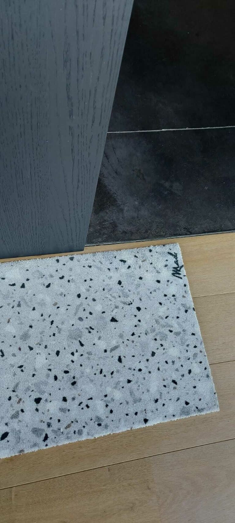 Mat - 'BABET' - Touch 50 x 75 cm  - grey