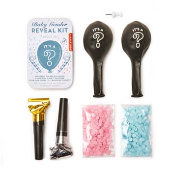 Baby gender reveal kit