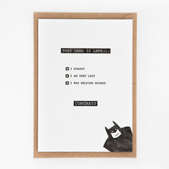 Kaart -'batman'