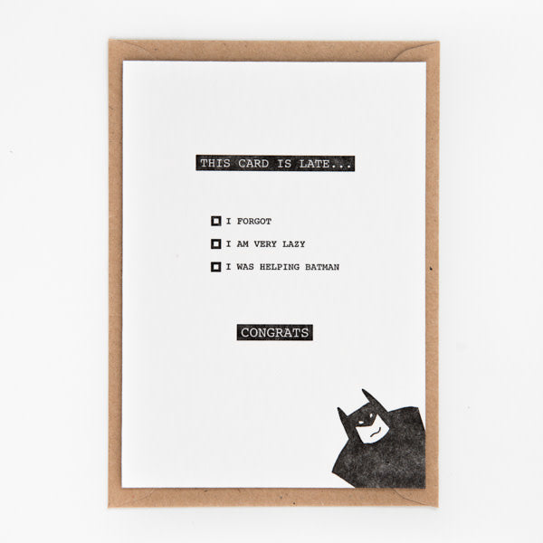 Kaart -'batman'