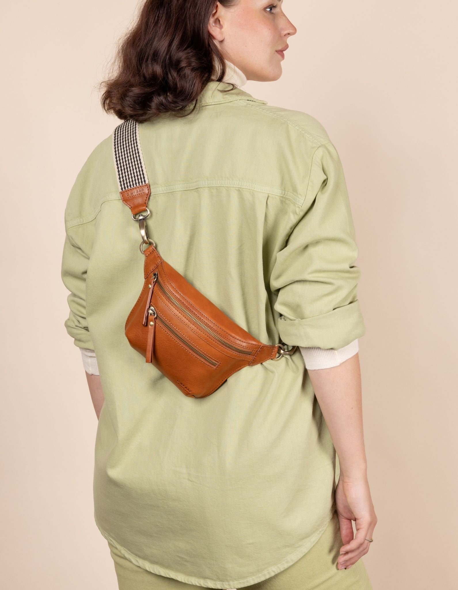 Beck's Bum Bag Cognac Stromboli Leather