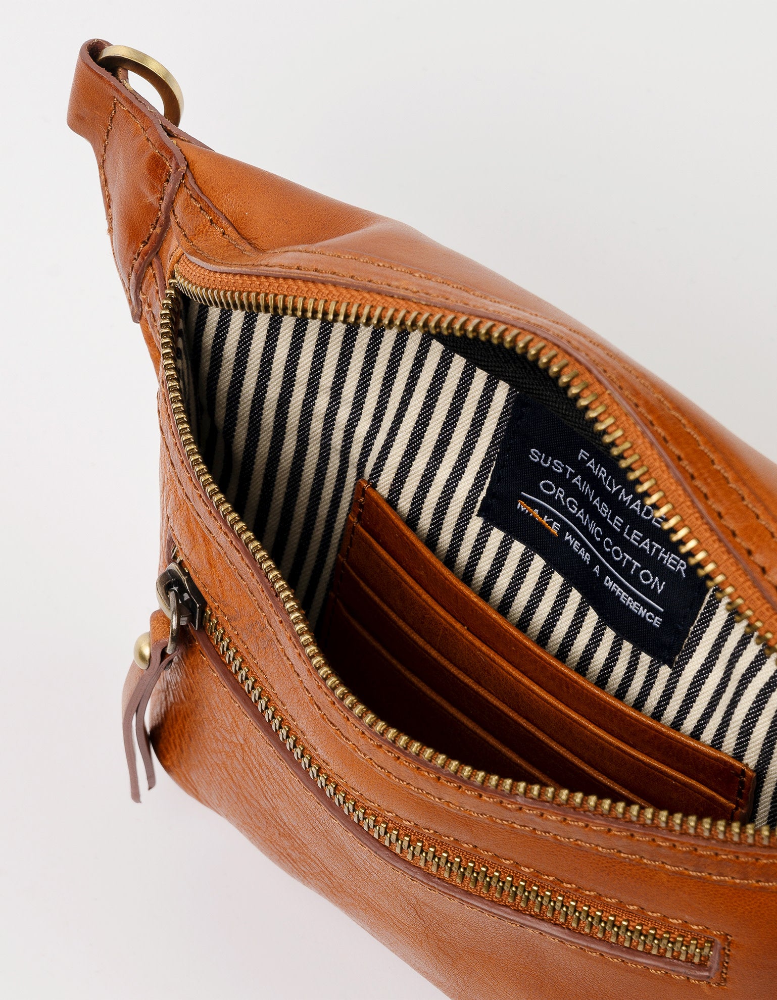 Beck's Bum Bag Cognac Stromboli Leather