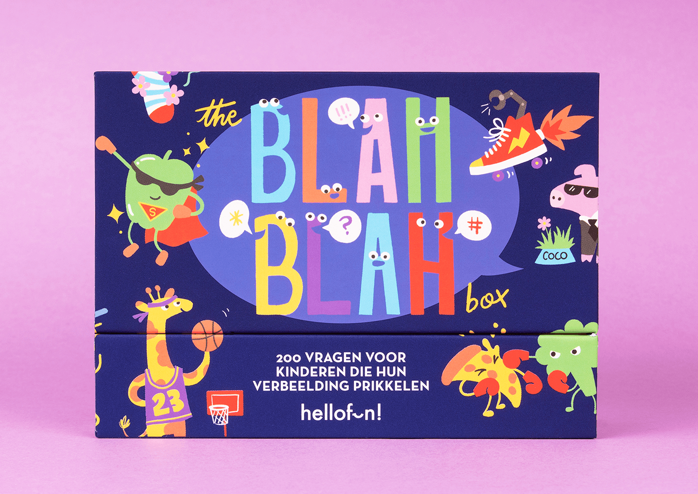 Gezelschapsspel 'Blah Blah' - vragen voor kinderen