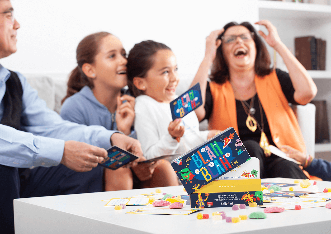 Gezelschapsspel 'Blah Blah' - vragen voor kinderen