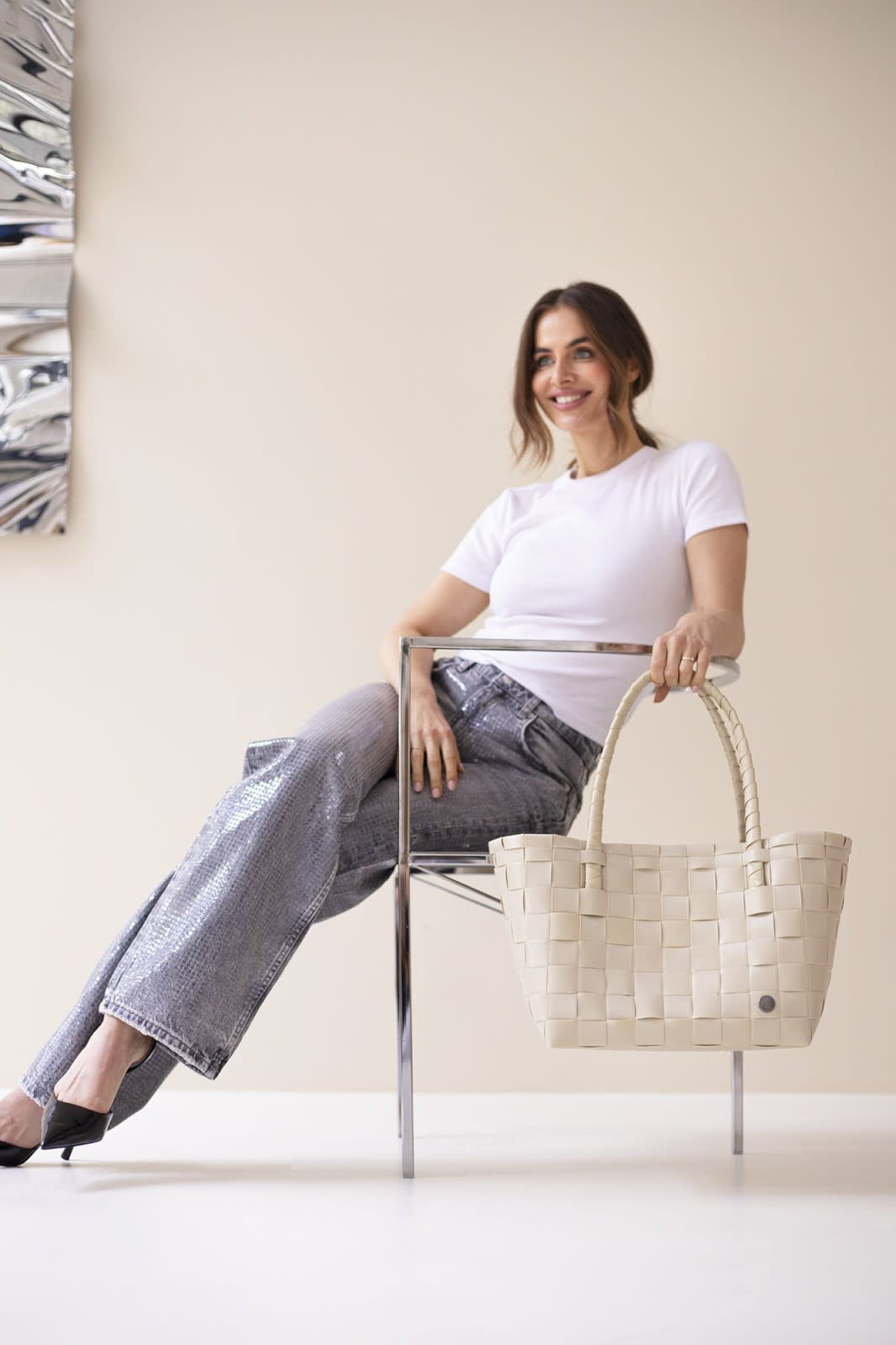 Paris Shopper - Pale grey