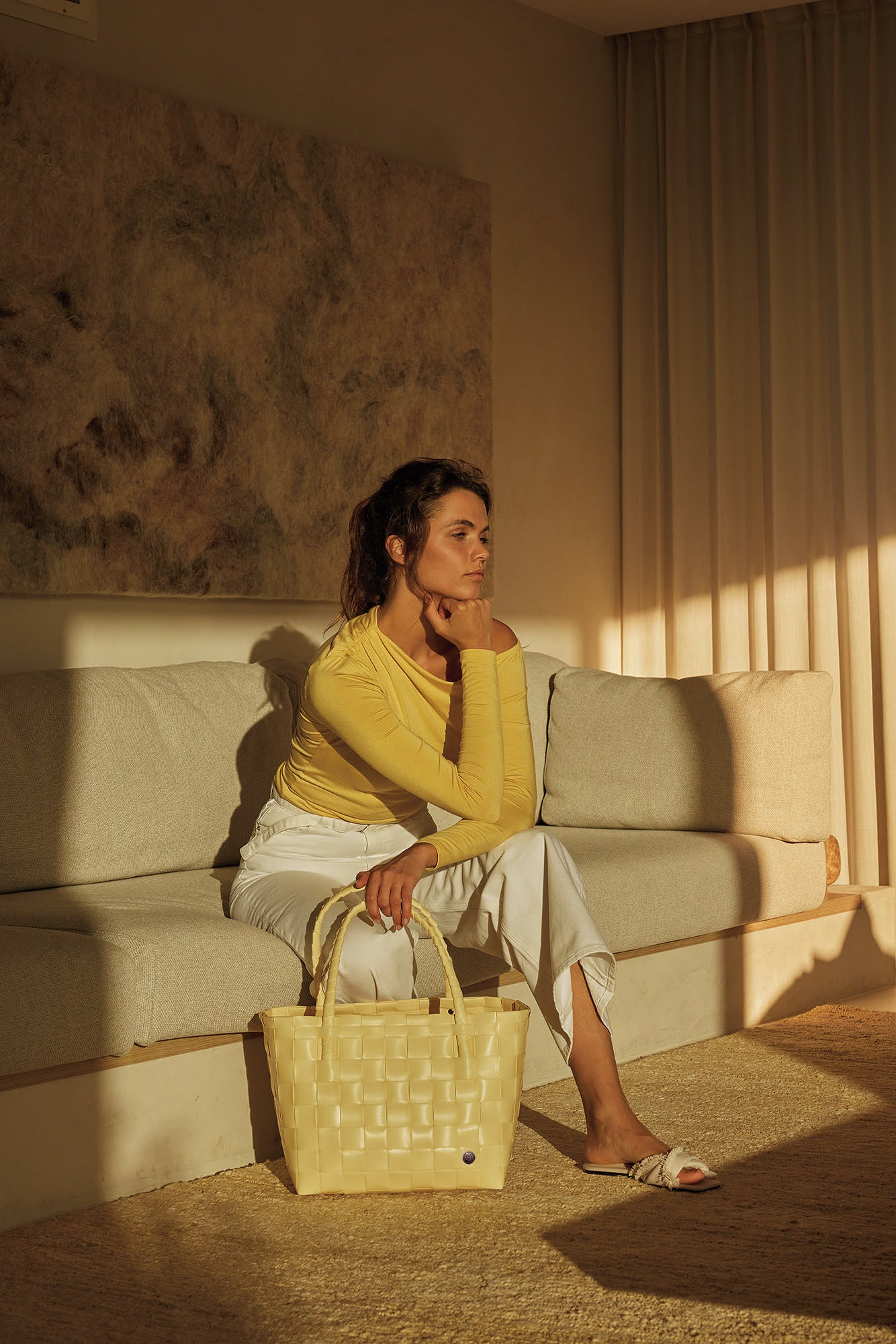Paris Shopper - Vanilla yellow