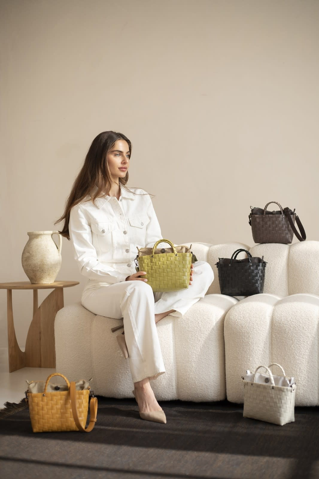 Dash Handbag - natural lime - crossbody bag
