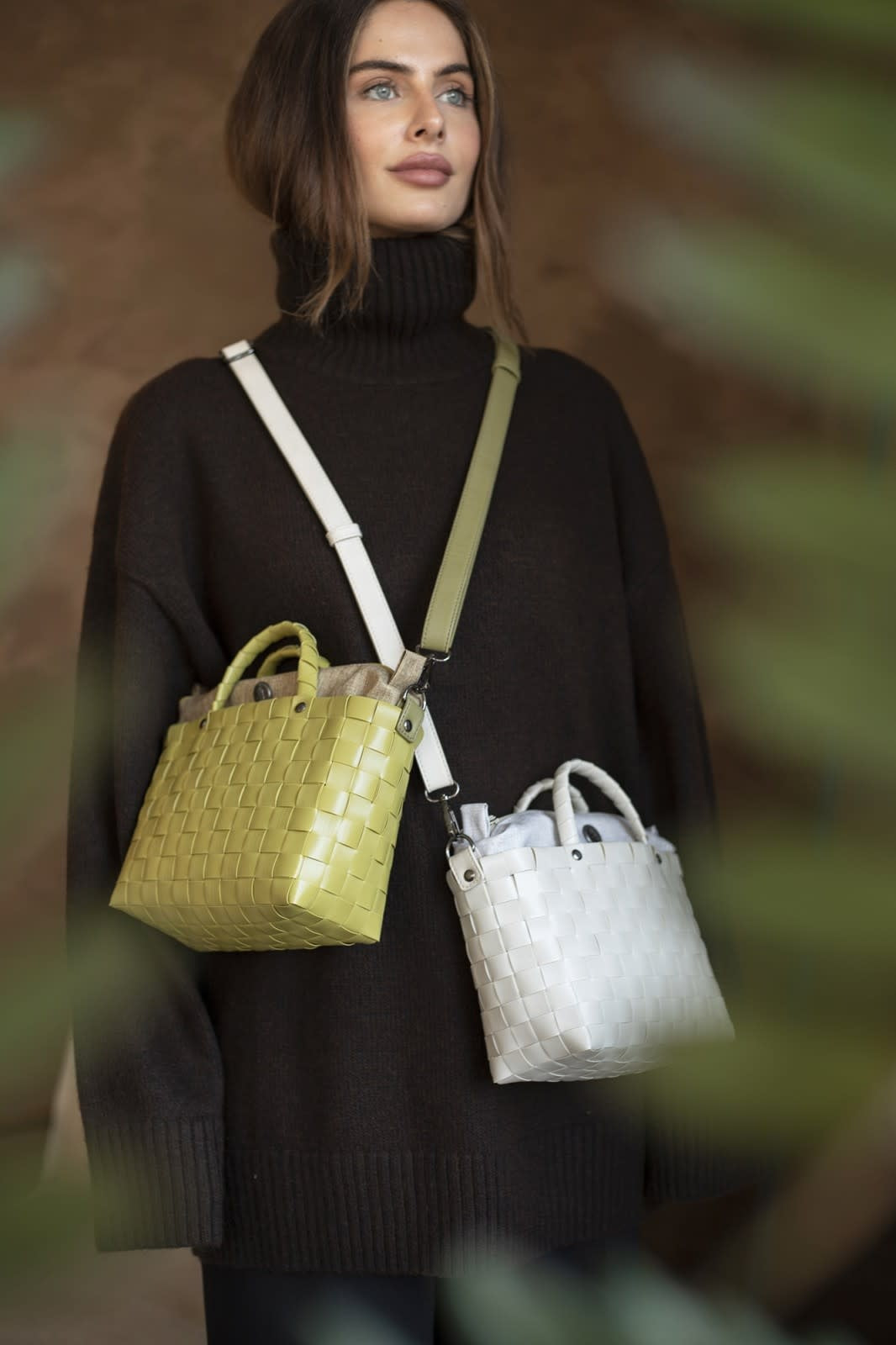 Dash Handbag - natural lime - crossbody bag