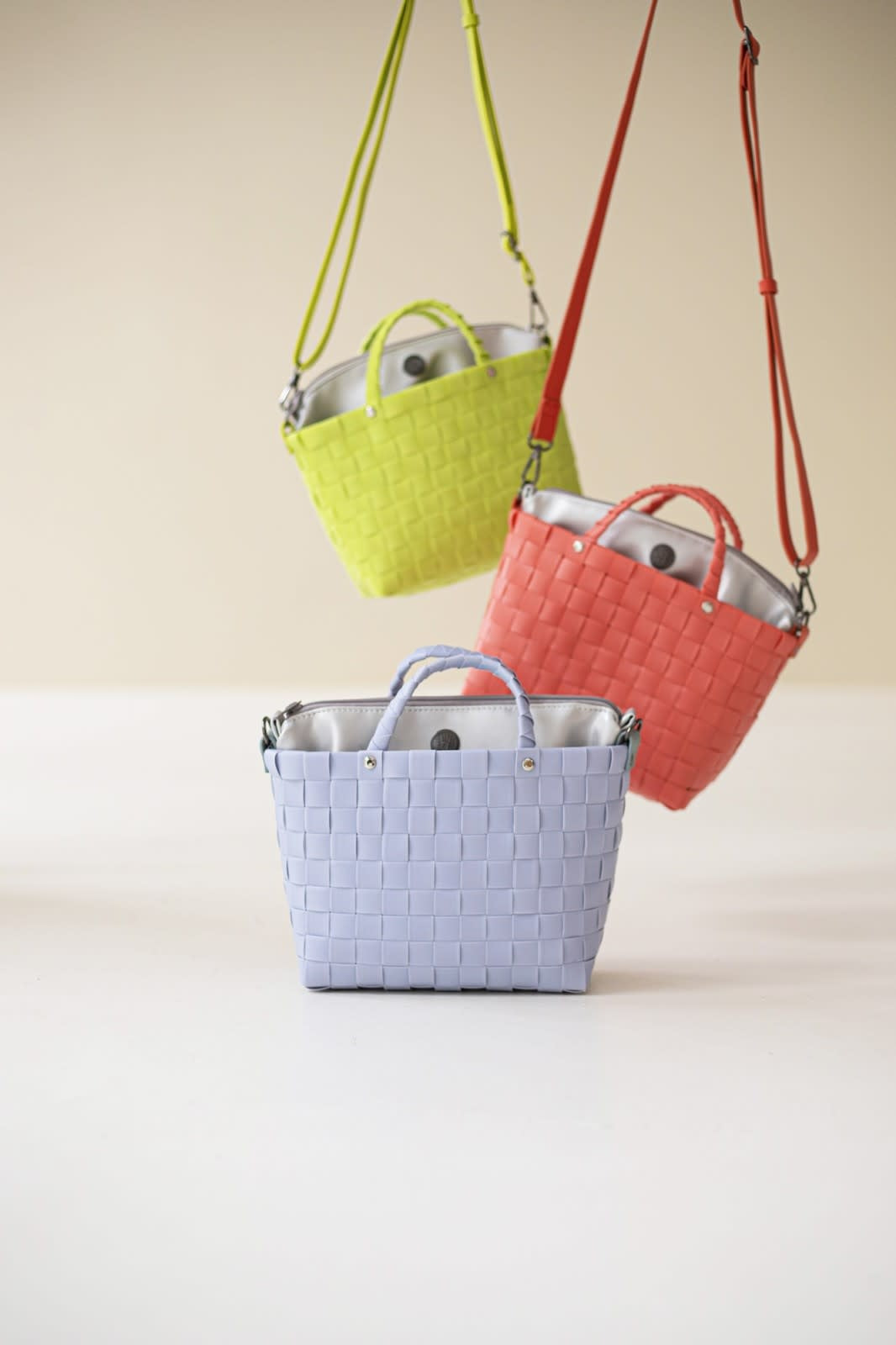 Dash Handbag - pale blue grey - crossbody bag