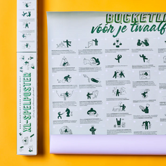 XL Bucketlistposter voor je twaalf bent