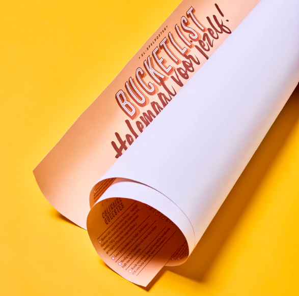 XL Bucketlistposter voor jezelf