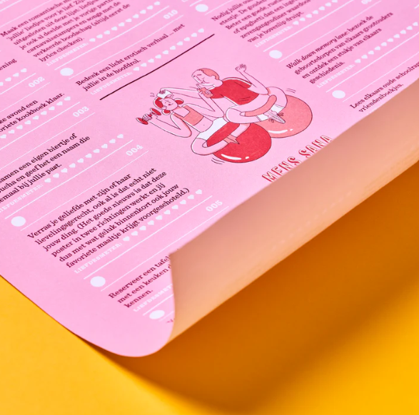 XL Bucketlistposter voor verliefde koppels