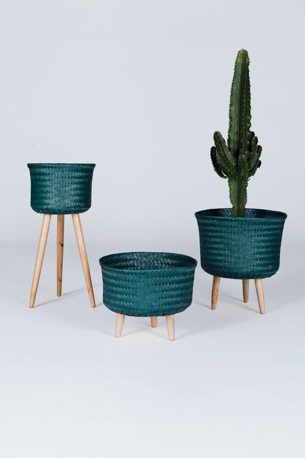 Basket Up - Low - Blue green
