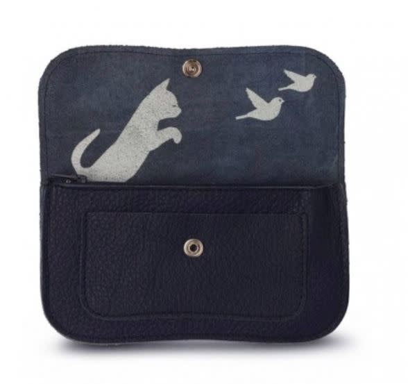 Portemonnee Cat Chase Medium Ink blue