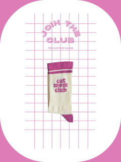 Sokken 'Cat mom club' - maat 37-41