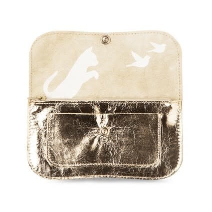 Portemonnee Cat Chase Medium gold