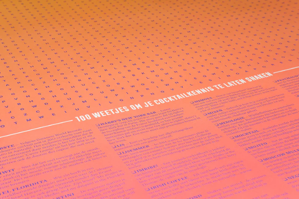 XL spelposter 'Cocktailwoordzoeker'