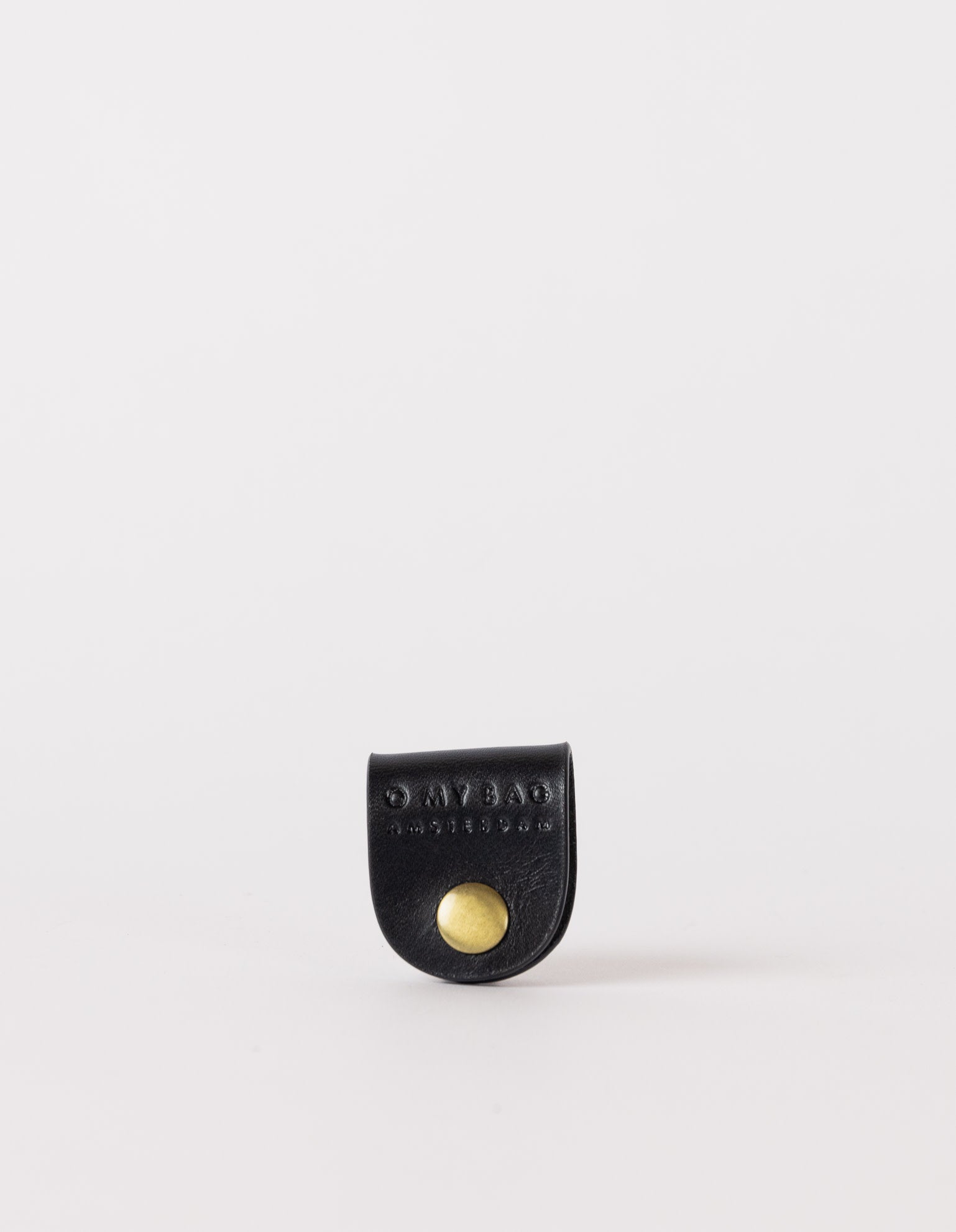Cord Organizer - Black Classic Leather