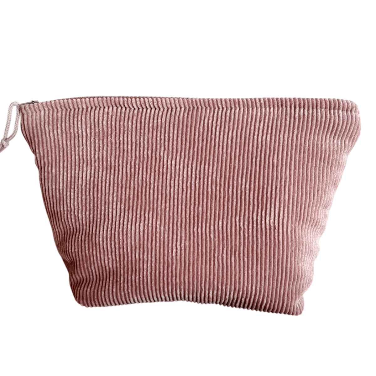 Toilettas - corduroy dusty rose - 19 x 18 cm