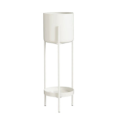 Colyn Bloempot op standaard - H60 xø19 cm - IJzer - Wit