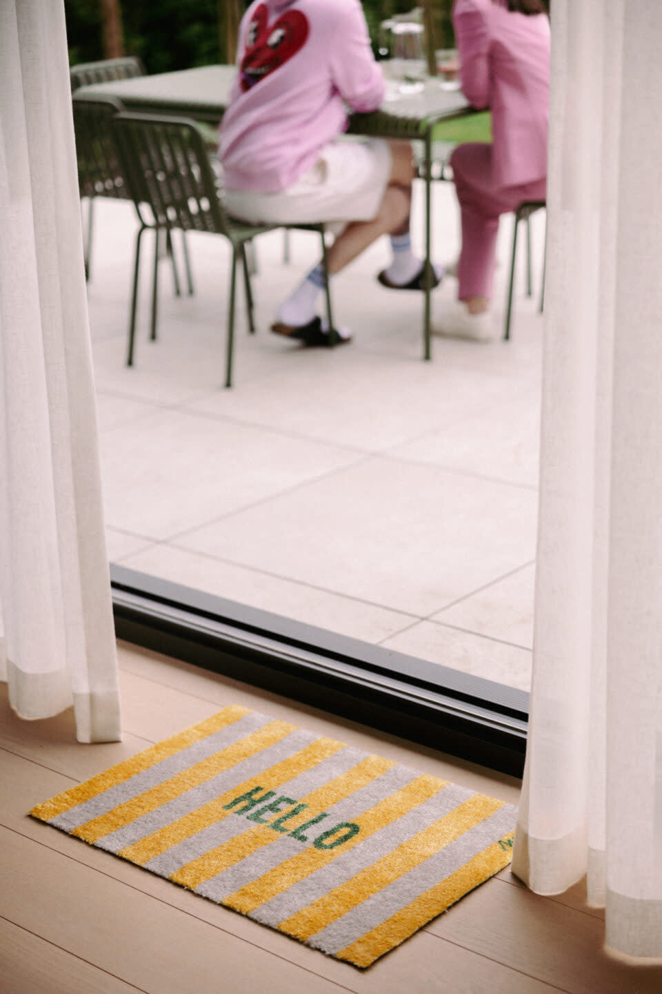 Mat 'Delia' - Touch - 50 x 75 cm 'Hello' - striped