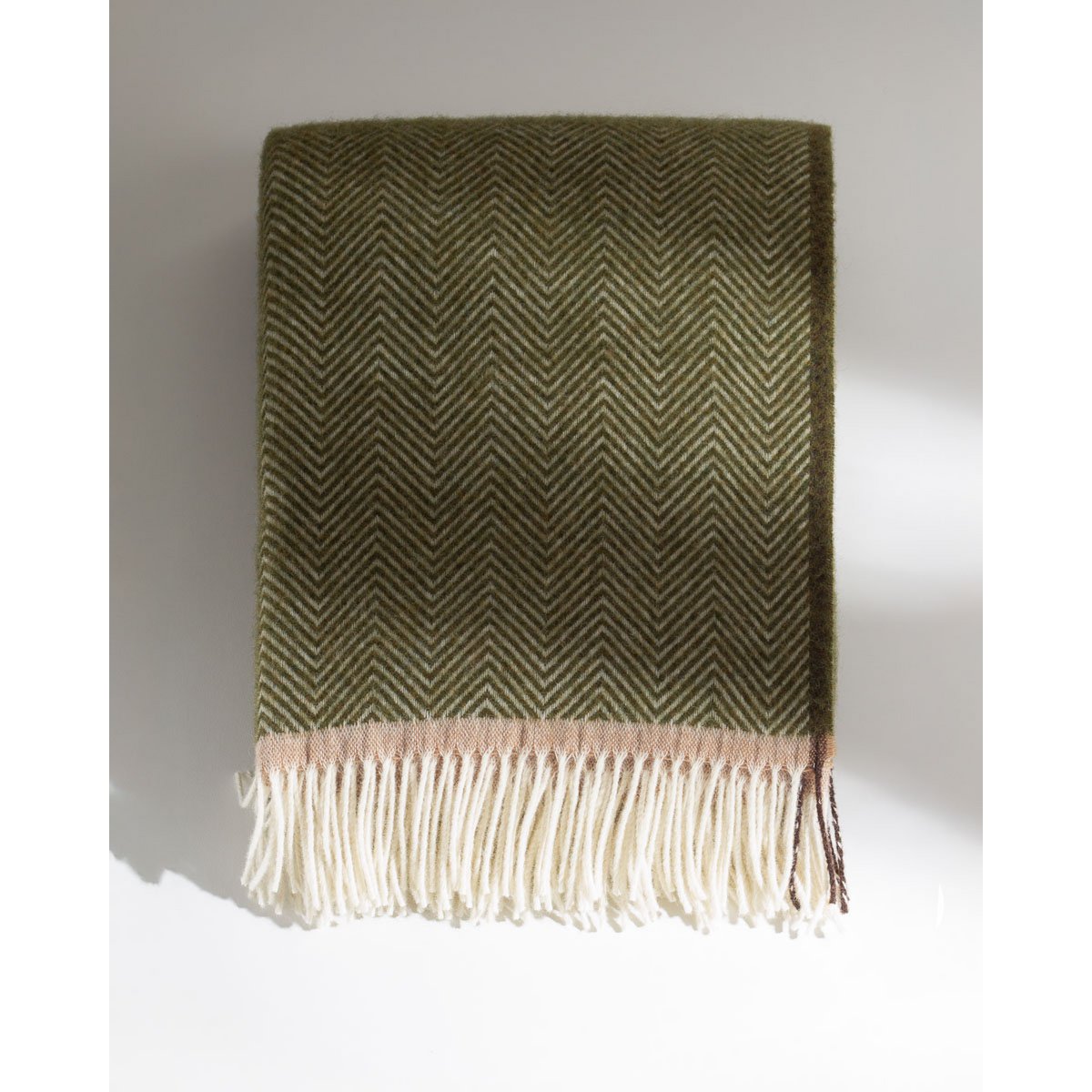 Wollen plaid Denver - Olive