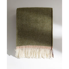 Wollen plaid Denver - Olive