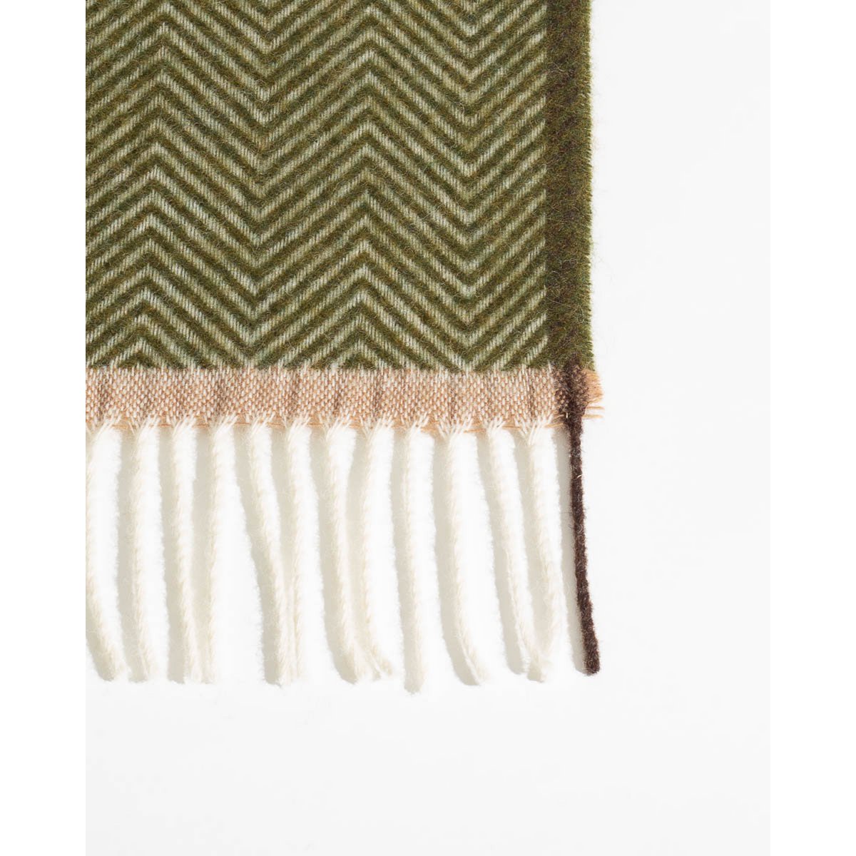 Wollen plaid Denver - Olive