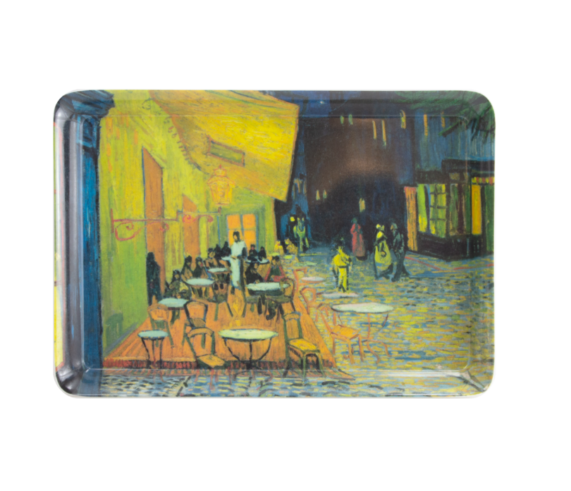 Dienblad 'Caféterras - van Gogh' (21x14cm)