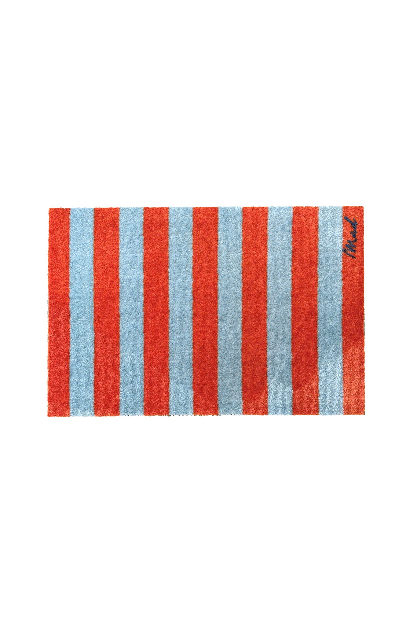 Mat 'Domi' - Touch - 50 x 75 cm - striped red blue