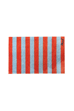 Mat 'Domi' - Touch - 50 x 75 cm - striped red blue