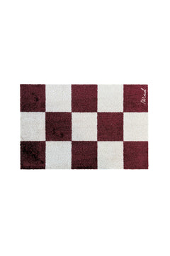 Mat 'Dorian' - Touch - 50 x 75 cm - blocked wine red
