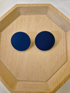 Oorsteker 3D print - donkerblauw¸30mm