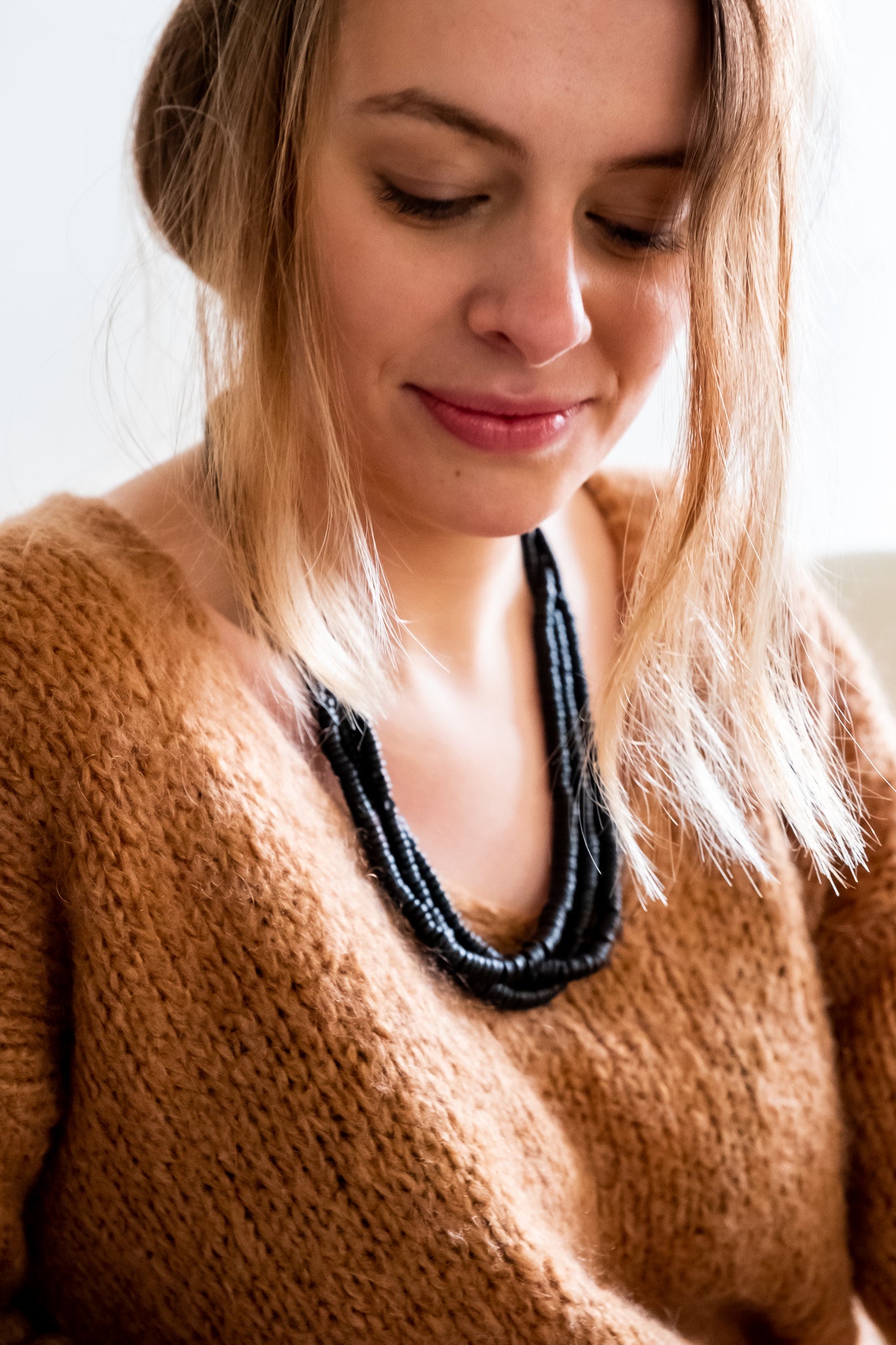 Middellange ketting - Mohadese black