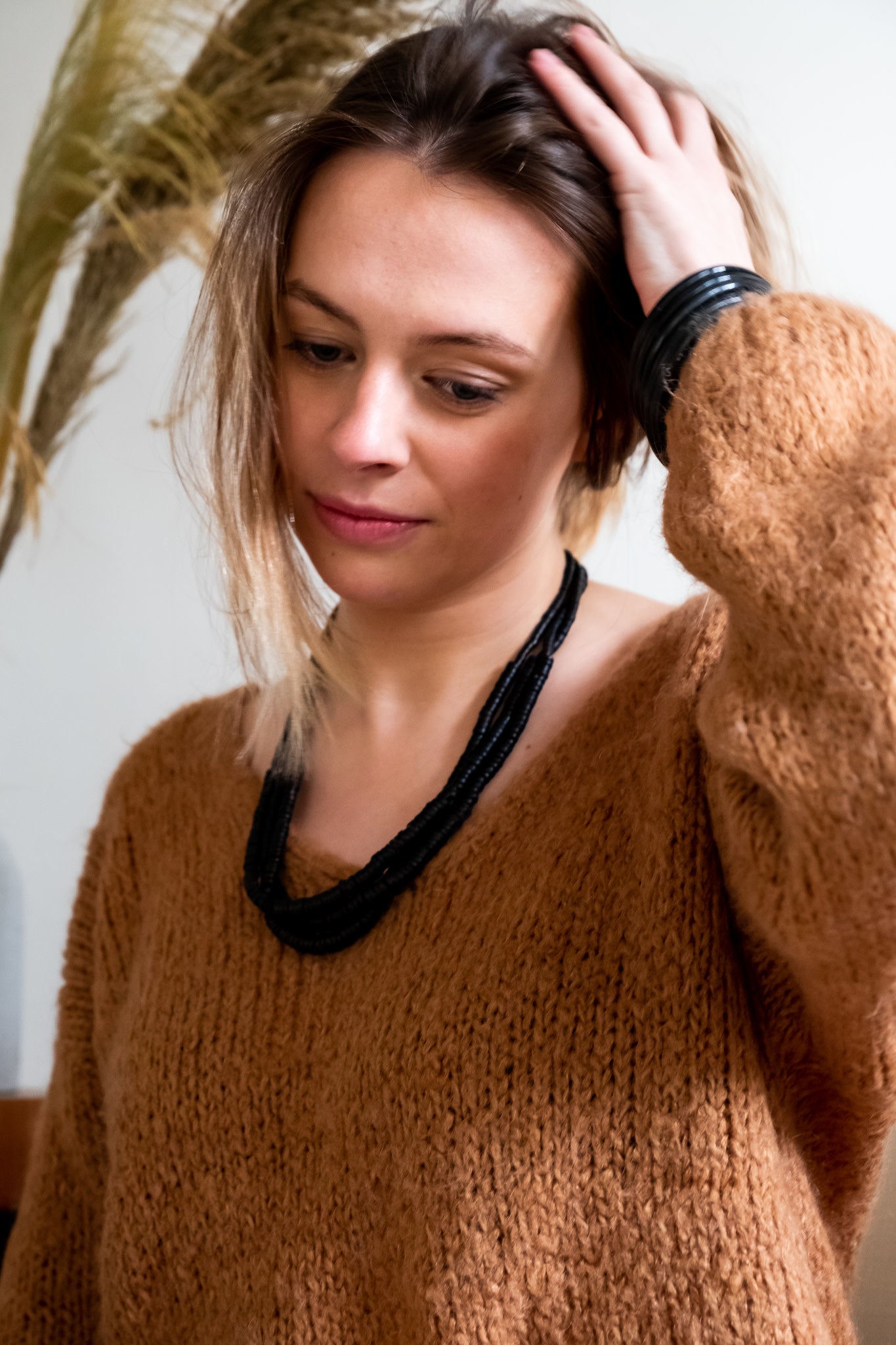 Middellange ketting - Mohadese black