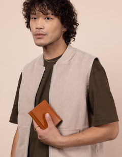 Ollie Wallet - Cognac Classic Leather