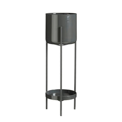 Colyn Bloempot op standaard - H60 xø19 cm - IJzer - Zwart