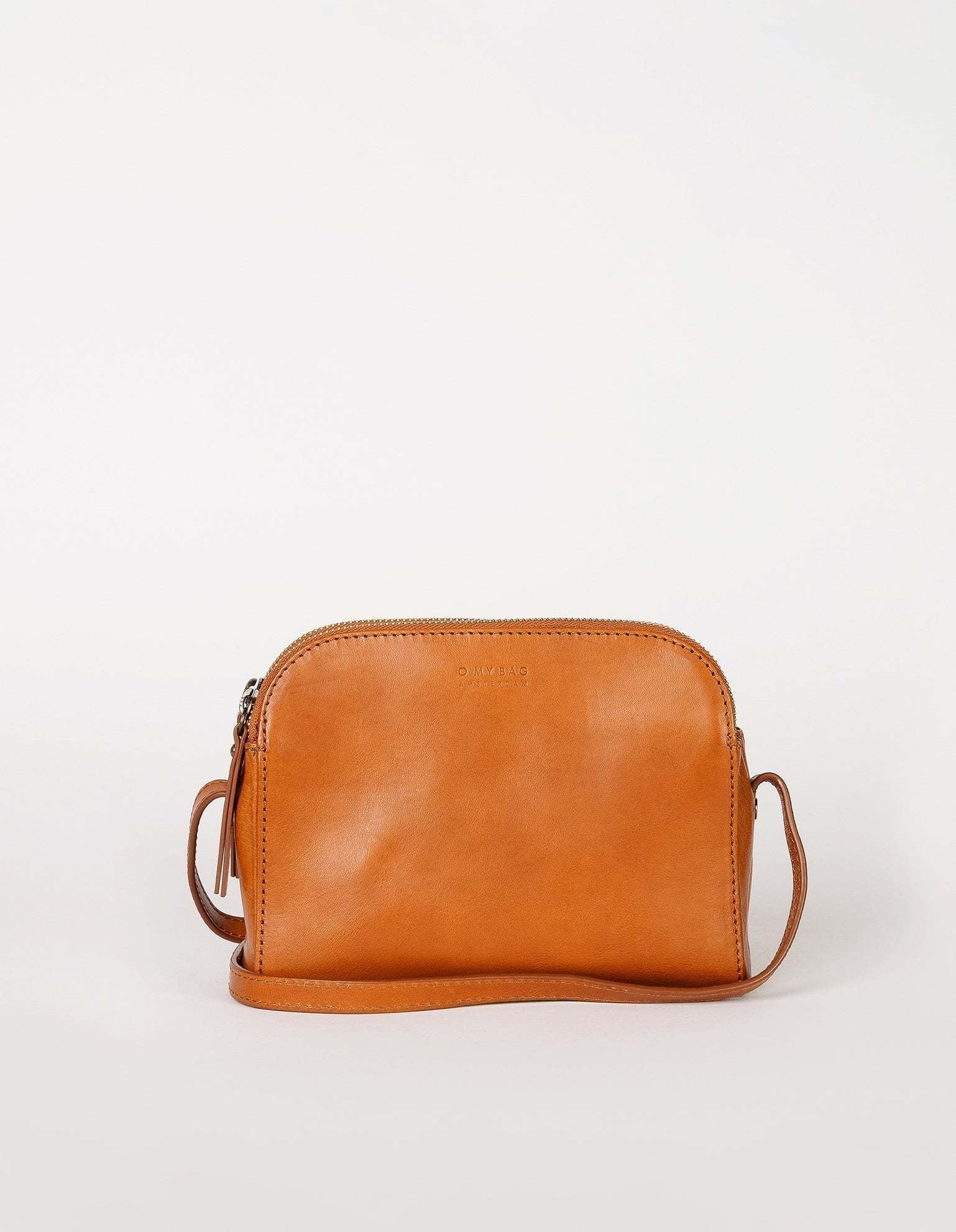 Emily Cognac Stromboli Leather - Full Leather Strap