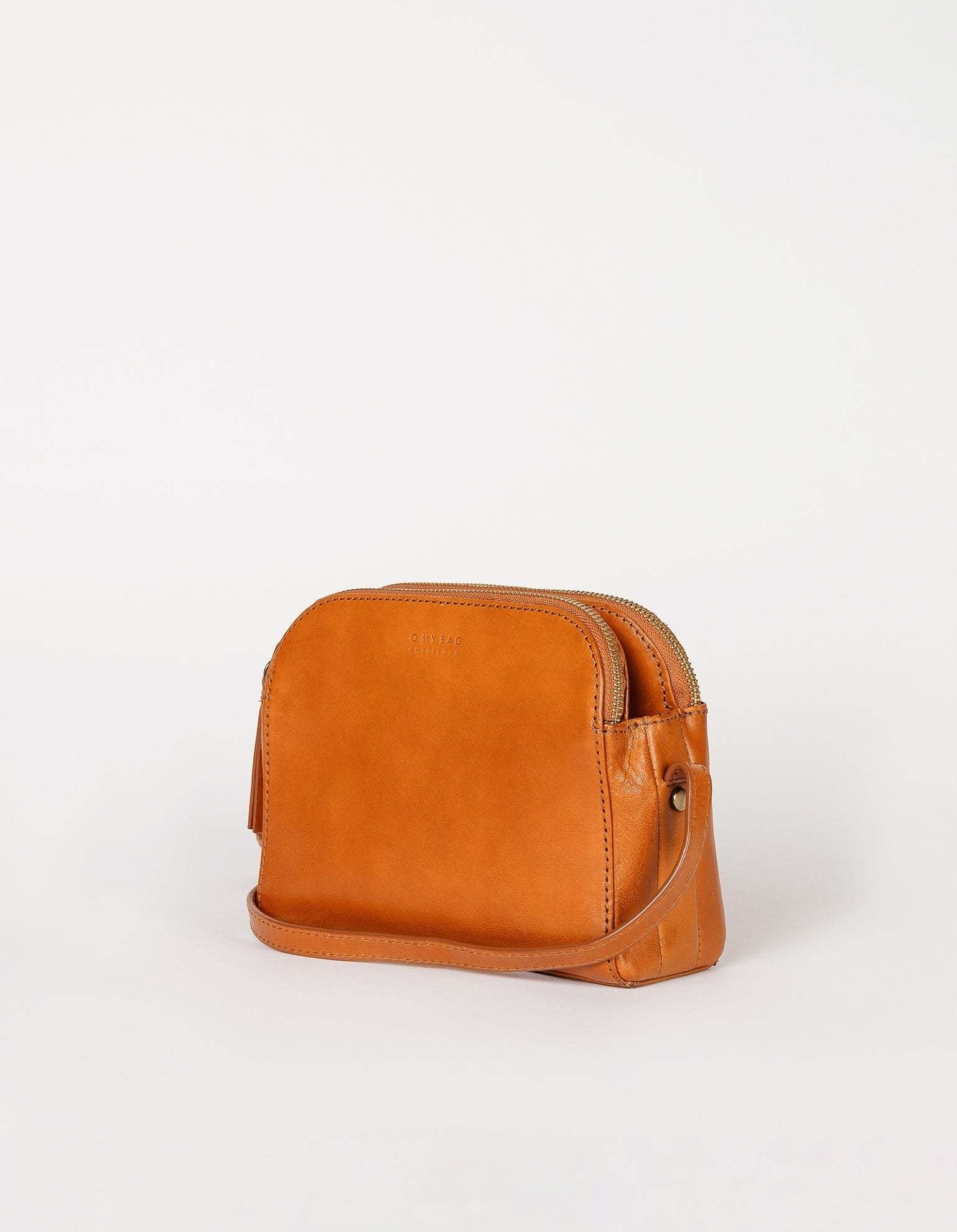 Emily Cognac Stromboli Leather - Full Leather Strap