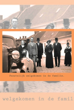 Wenskaart Ministerie van Unieke Zaken - 'Feestelijk welgekomen...'