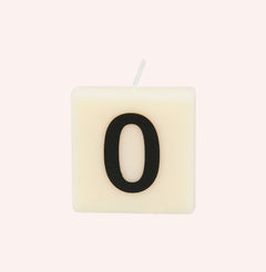 Letter kaarsen - 0