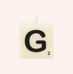 Letter kaarsen - G