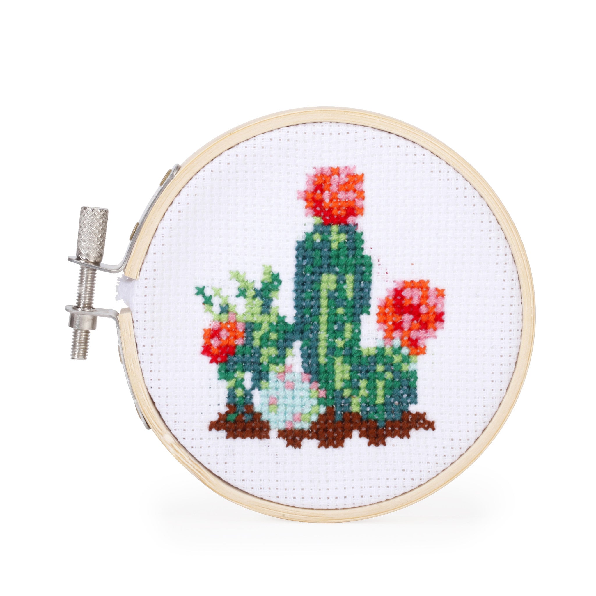 Mini cross-stitch naai-setje - cactus